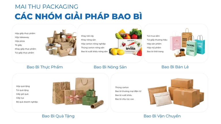 Các Nhóm Giải Pháp Bao Bì