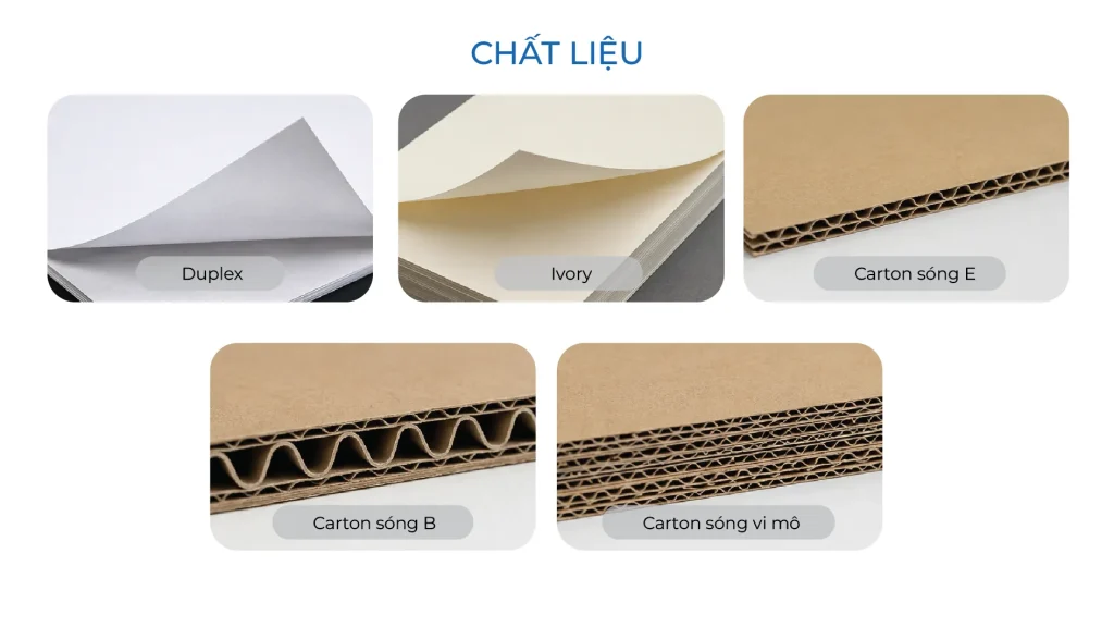 Chất Liệu Hộp Pizza
