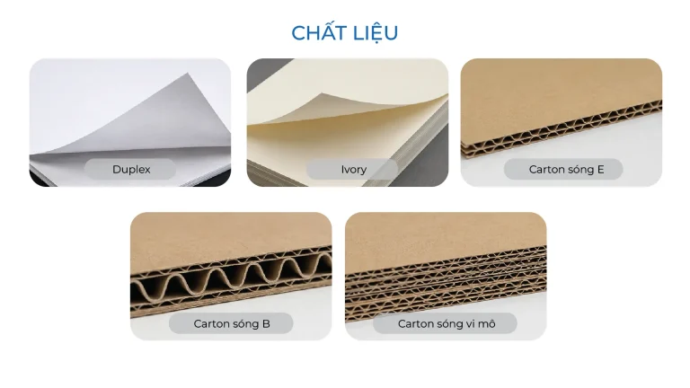 Chất Liệu Hộp Pizza