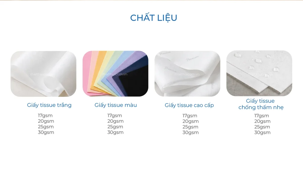Chất liệu giấy lụa
