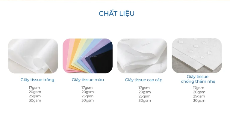 Chất liệu giấy lụa