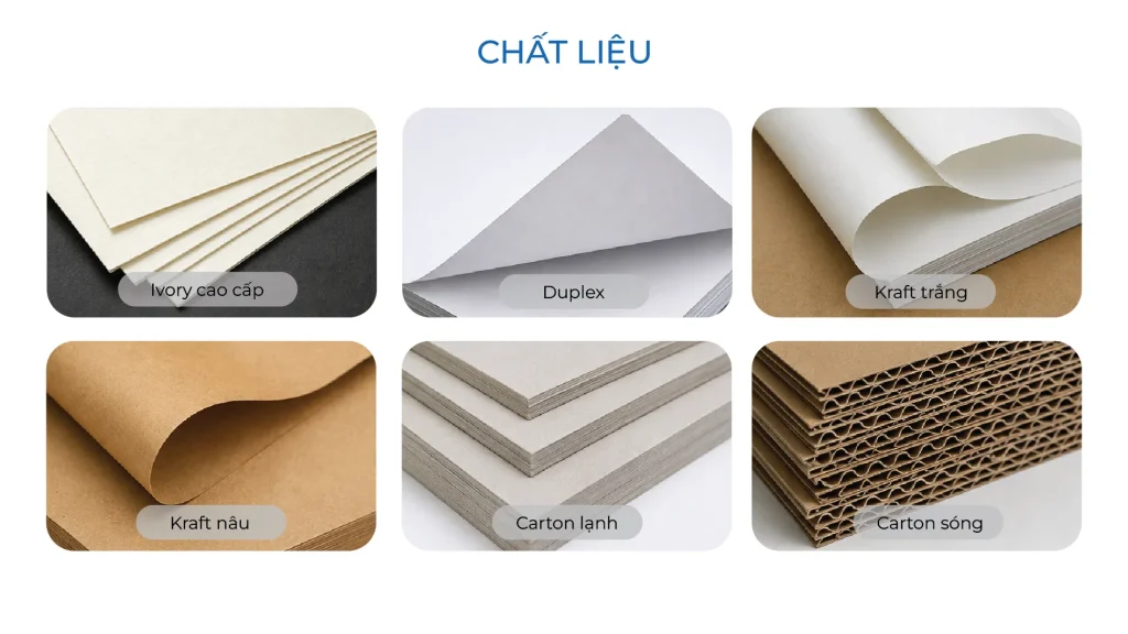 Chất liệu Hộp đựng bánh