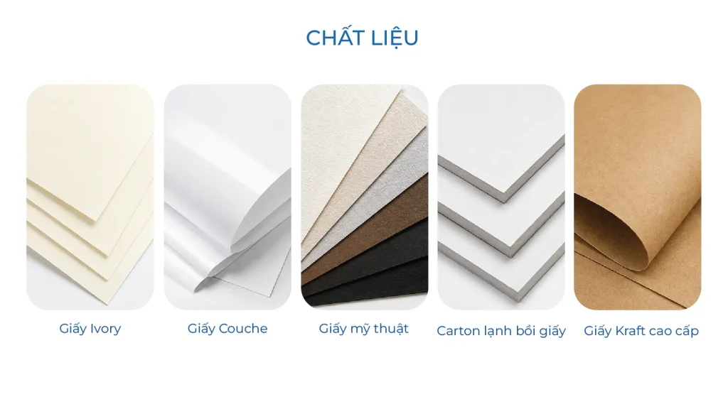 Chất liệu hộp quà tặng