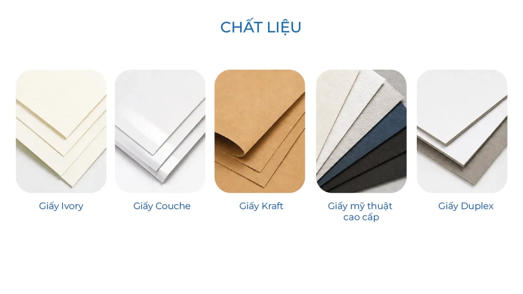 Chất liệu túi giấy shopping