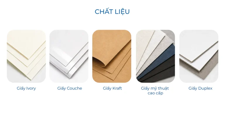 Chất liệu túi giấy shopping