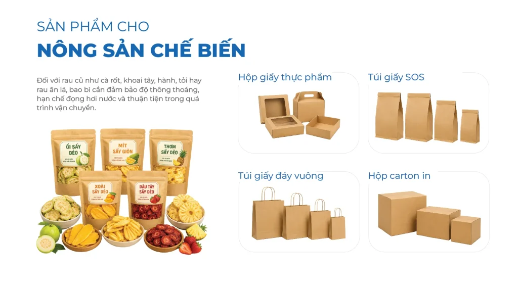 Giải Pháp Đóng Gói Nông Sản Chế Biến