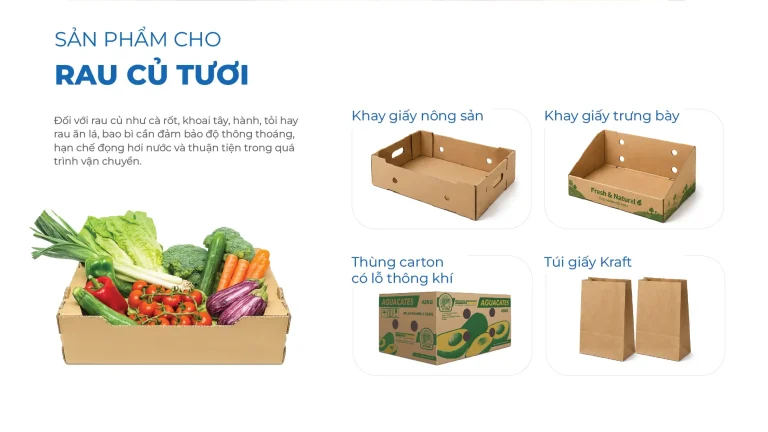 Giải Pháp Đóng Gói Rau Củ Tươi