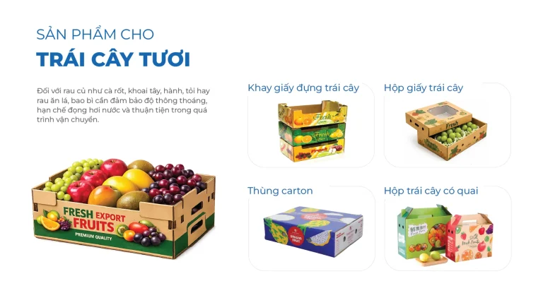 Giải Pháp Đóng Gói Trái Cây Tươi