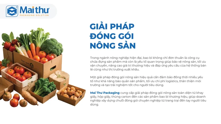 Giải pháp đóng gói nông sản