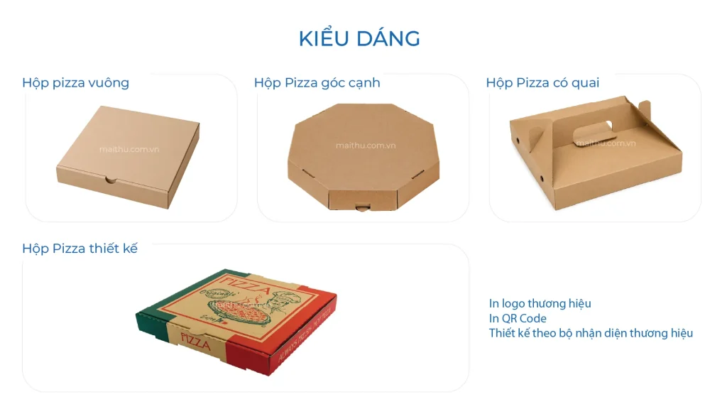 Kiểu Dáng Hộp Pizza