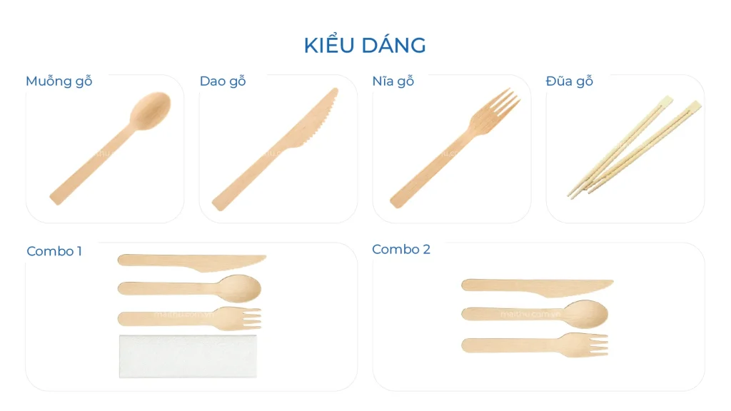 Kiểu dáng Dao muỗng nĩa