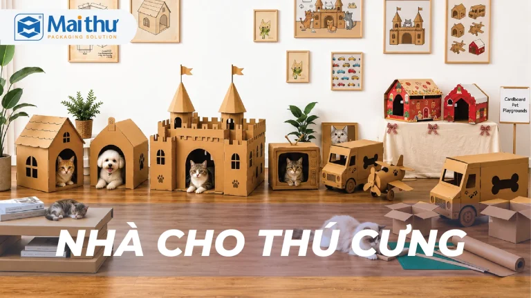 Nhà thú cưng bằng giấy