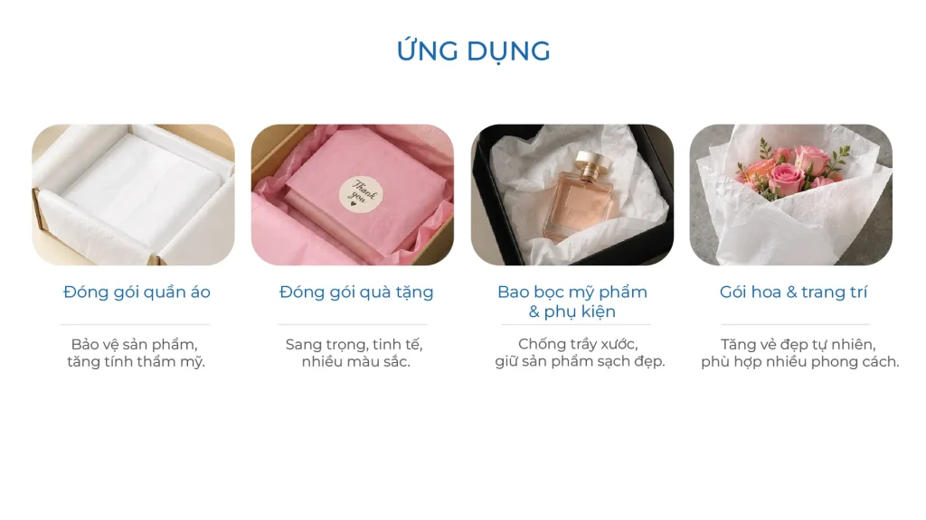 Ứng dụng Giấy lụa